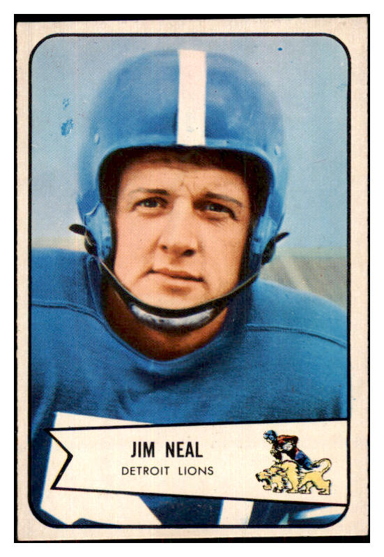 1954 Bowman Football #075 Jim Neal Lions NR-MT 436720