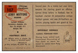 1954 Bowman Football #107 Jerry Watford Cardinals EX-MT 436739