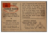 1954 Bowman Football #091 Thurman McGraw Lions EX-MT 436749