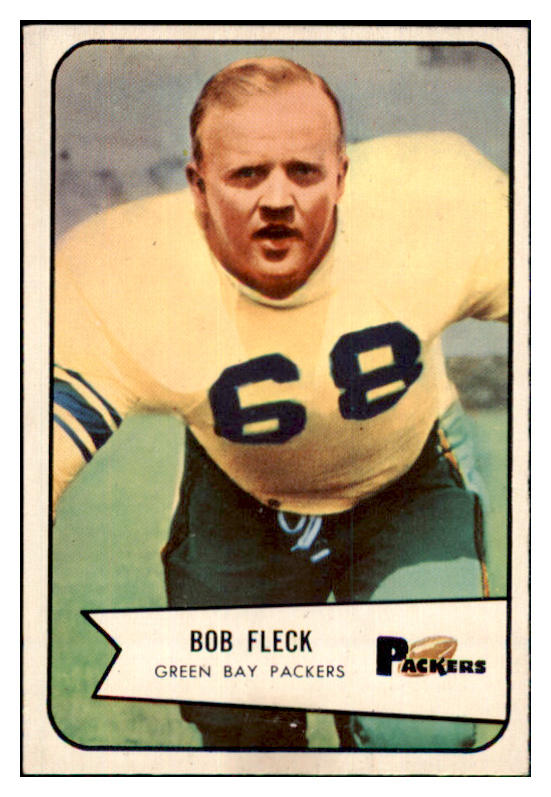 1954 Bowman Football #094 Bob Fleck Packers EX-MT 436750