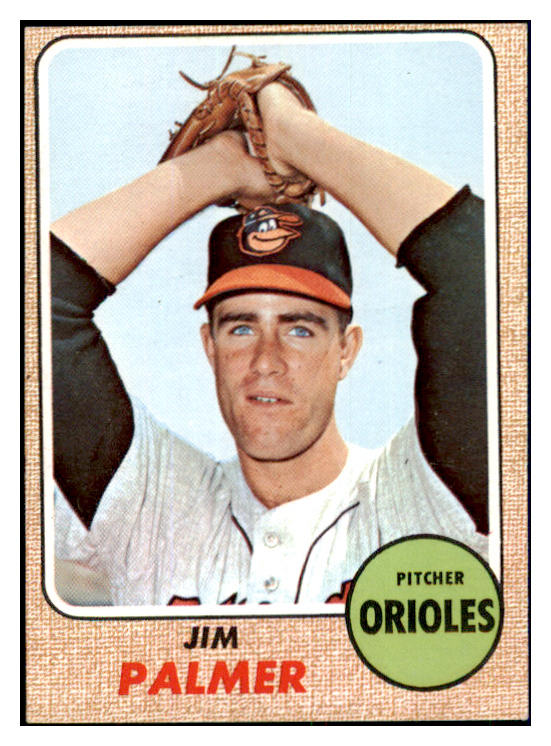 1968 Topps Baseball #575 Jim Palmer Orioles EX 436874