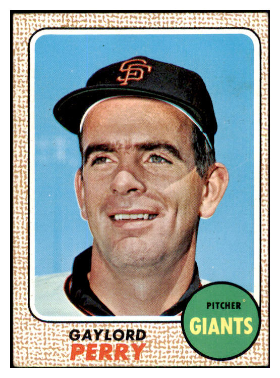 1968 Topps Baseball #085 Gaylord Perry Giants EX 436877