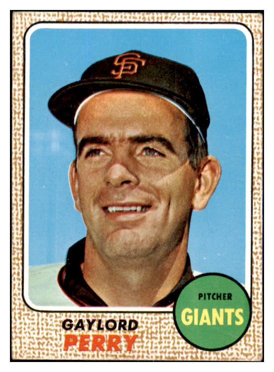 1968 Topps Baseball #085 Gaylord Perry Giants VG-EX 436878