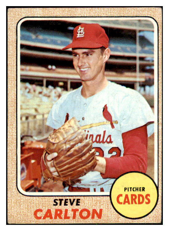 1968 Topps Baseball #408 Steve Carlton Cardinals VG-EX 436885
