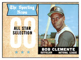 1968 Topps Baseball #374 Roberto Clemente A.S. Pirates VG-EX 436918