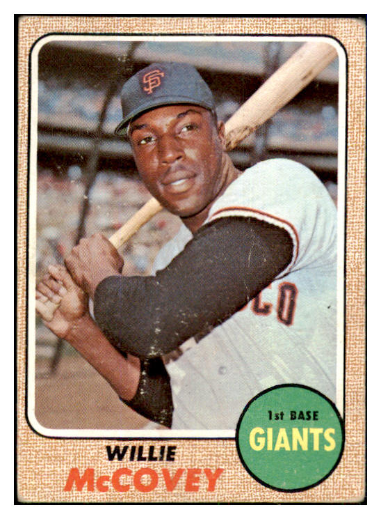 1968 Topps Baseball #290 Willie McCovey Giants GD-VG 436935