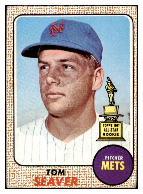 1968 Topps Baseball #045 Tom Seaver Mets VG-EX 436960