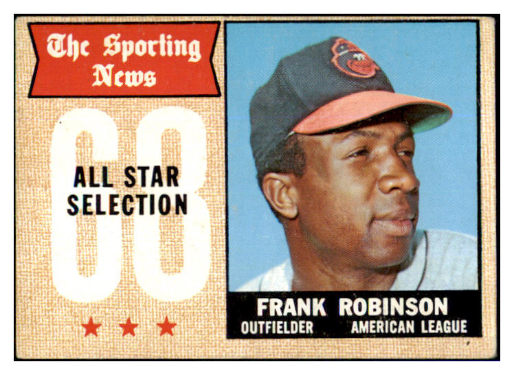 1968 Topps Baseball #373 Frank Robinson A.S. Orioles VG-EX 436967