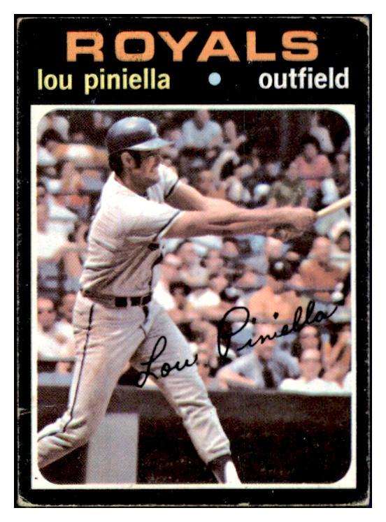 1971 Topps Baseball #035 Lou Piniella Royals VG-EX 436972
