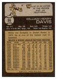 1973 Topps Baseball #035 Willie Davis Dodgers NR-MT 436979