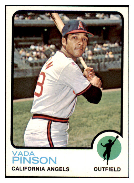 1973 Topps Baseball #075 Vada Pinson Angels NR-MT 436984