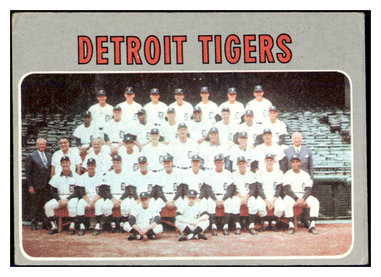 1970 Topps Baseball #579 Detroit Tigers Team VG-EX 436988