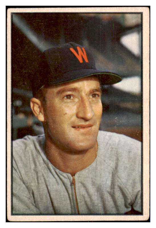 1953 Bowman Color Baseball #022 Bob Porterfield Senators VG-EX 436998