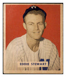 1949 Bowman Baseball #173 Eddie Stewart Senators EX+/EX-MT 437014