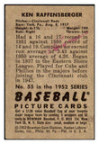 1952 Bowman Baseball #055 Ken Raffensberger Reds FR-GD 437038