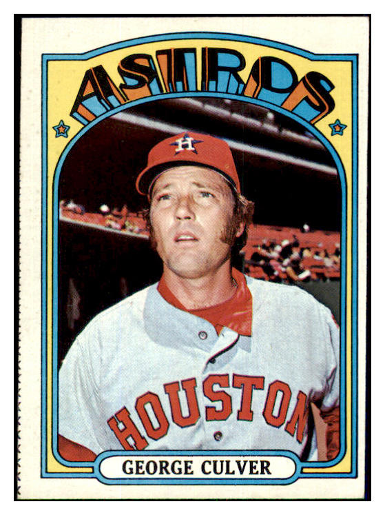 1972 Topps Baseball #732 George Culver Astros EX 437054