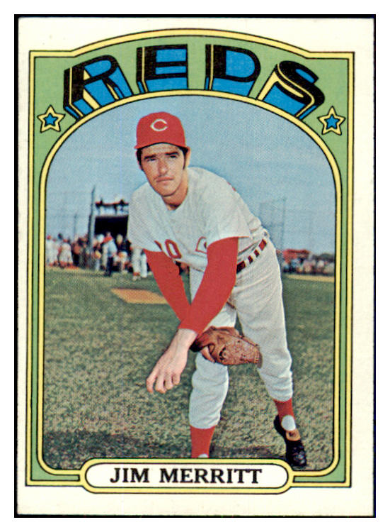 1972 Topps Baseball #738 Jim Merritt Reds NR-MT 437059