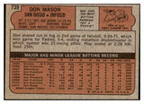 1972 Topps Baseball #739 Don Mason Padres EX-MT 437060