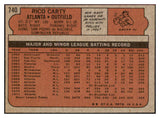 1972 Topps Baseball #740 Rico Carty Braves NR-MT 437061