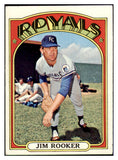 1972 Topps Baseball #742 Jim Rooker Royals EX-MT 437063