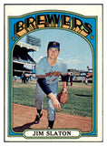1972 Topps Baseball #744 Jim Slaton Brewers NR-MT 437065
