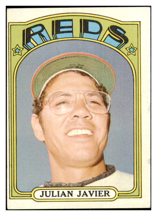1972 Topps Baseball #745 Julian Javier Reds EX-MT 437066