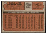 1972 Topps Baseball #745 Julian Javier Reds EX-MT 437066