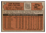 1972 Topps Baseball #767 Tom McCraw Rangers EX-MT 437074