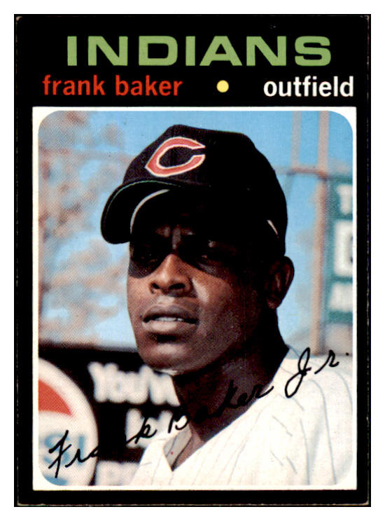 1971 Topps Baseball #689 Frank Baker Indians EX-MT 437086