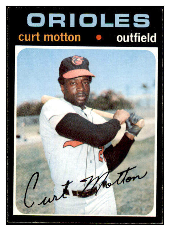 1971 Topps Baseball #684 Curt Motton Orioles EX-MT 437087