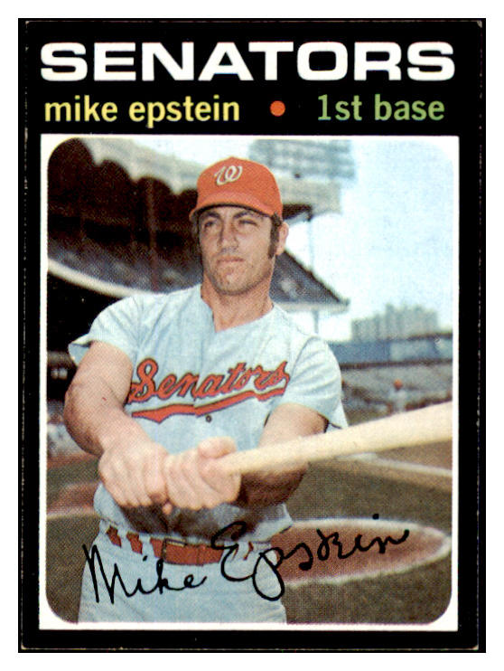 1971 Topps Baseball #655 Mike Epstein Senators EX-MT 437089