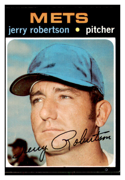 1971 Topps Baseball #651 Jerry Robertson Mets EX-MT 437093