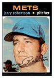 1971 Topps Baseball #651 Jerry Robertson Mets EX-MT 437093