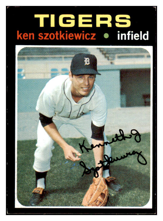 1971 Topps Baseball #749 Ken Szotkiewicz Tigers EX-MT 437096