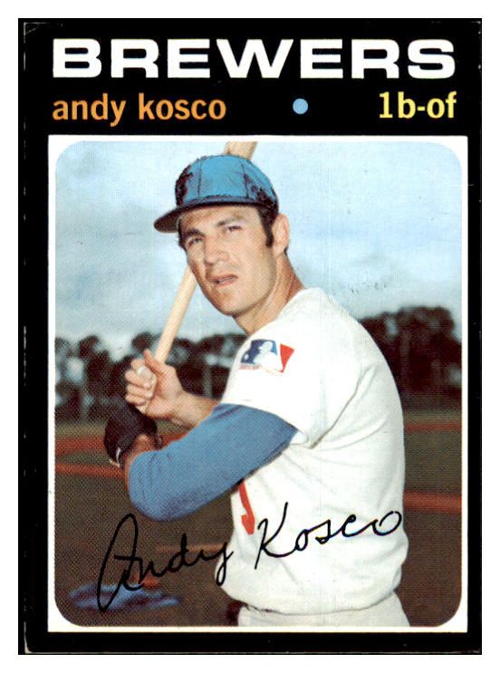 1971 Topps Baseball #746 Andy Kosco Brewers EX-MT 437098