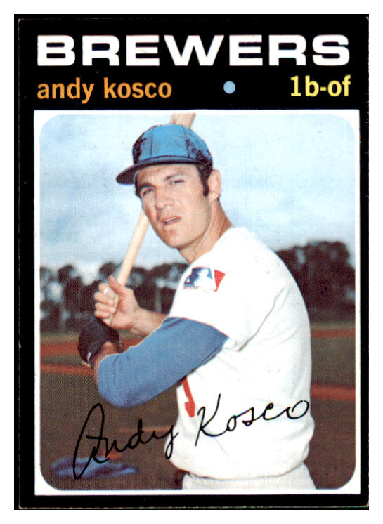 1971 Topps Baseball #746 Andy Kosco Brewers EX-MT 437099