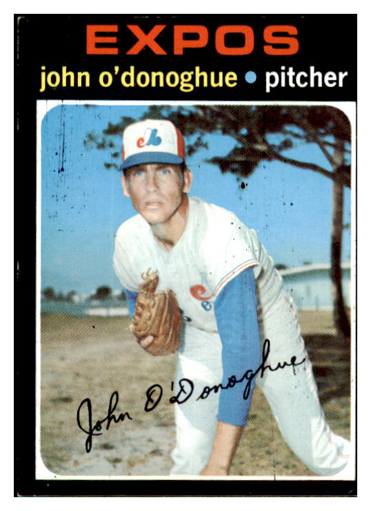 1971 Topps Baseball #743 John O'Donoghue Expos EX-MT 437103