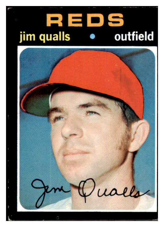 1971 Topps Baseball #731 Jim Qualls Reds EX-MT 437105
