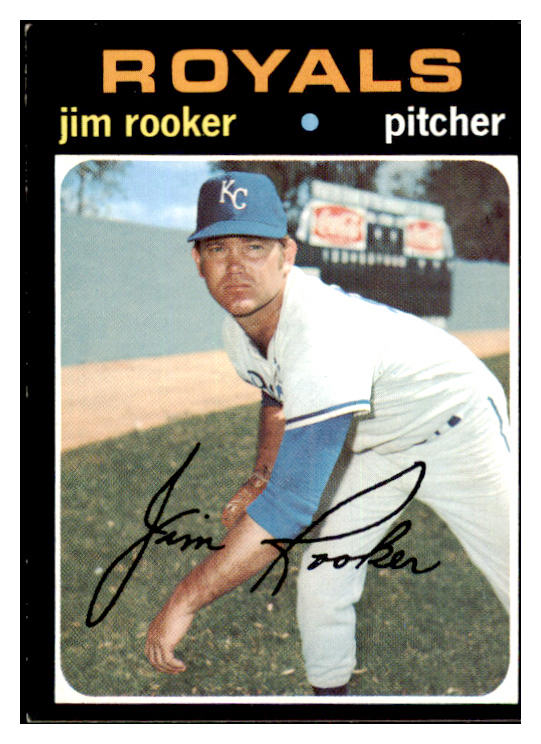 1971 Topps Baseball #730 Jim Rooker Royals EX-MT 437106