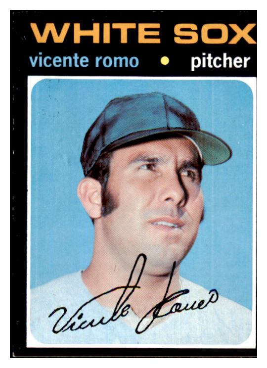 1971 Topps Baseball #723 Vicente Romo White Sox EX-MT 437110