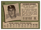 1971 Topps Baseball #723 Vicente Romo White Sox EX-MT 437110