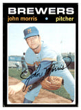 1971 Topps Baseball #721 John Morris Brewers EX-MT 437111