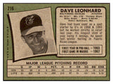 1971 Topps Baseball #716 Dave Leonhard Orioles EX-MT 437115