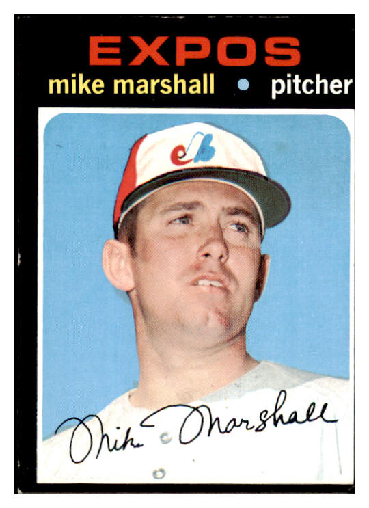 1971 Topps Baseball #713 Mike Marshall Expos EX-MT 437117