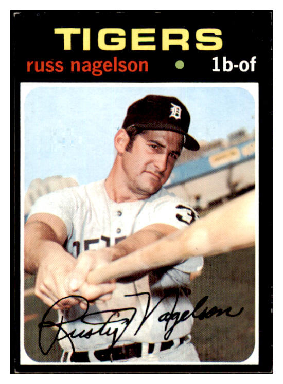 1971 Topps Baseball #708 Russ Nagelson Tigers EX-MT 437118