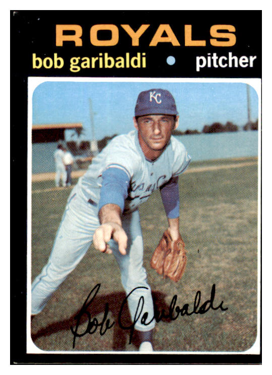 1971 Topps Baseball #701 Bob Garibaldi Royals EX-MT 437120