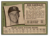 1971 Topps Baseball #701 Bob Garibaldi Royals EX-MT 437120