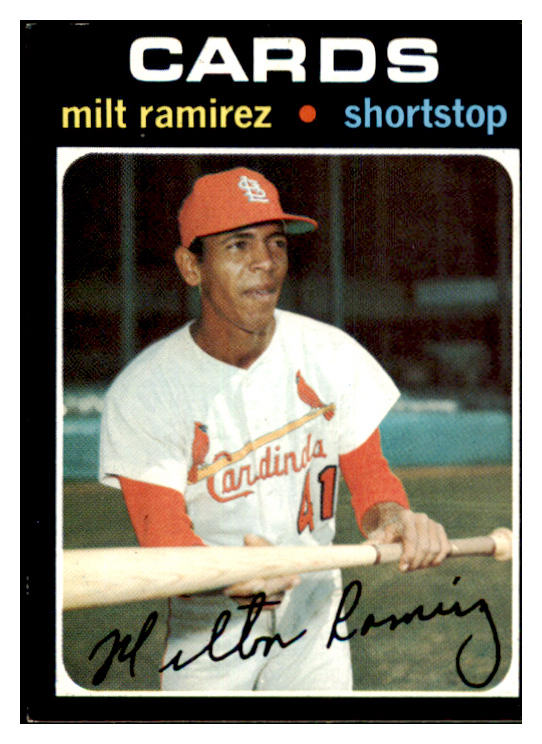 1971 Topps Baseball #702 Milt Ramirez Cardinals EX-MT 437123