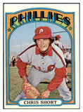 1972 Topps Baseball #665 Chris Short Phillies NR-MT 437131