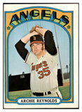 1972 Topps Baseball #672 Archie Reynolds Angels EX-MT 437135